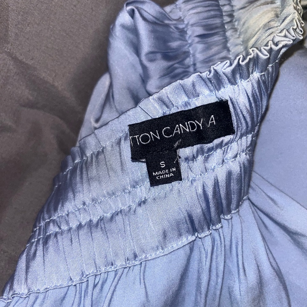 Cotton Candy La Satin Halter Top - Picture 4 of 4